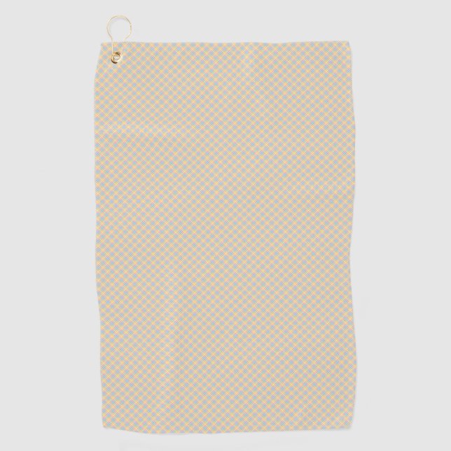 Serviette De Golf Two images of a light beige hand towel  (Devant)