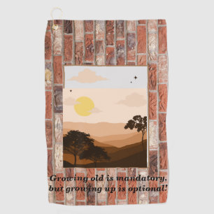 Serviette De Golf Type vintage