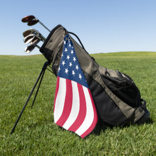 Serviette De Golf USA Drapeau Golf Towel Patriotic