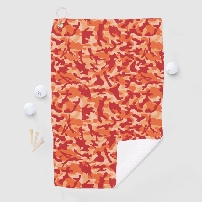 Serviette De Golf Usine de camouflage d'abricot (En situation)