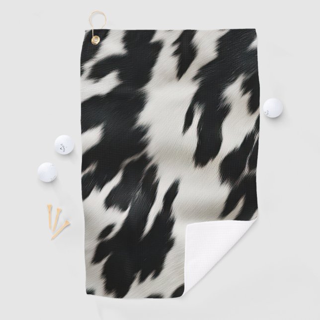 Serviette De Golf Vachette de la ferme Western (En situation)