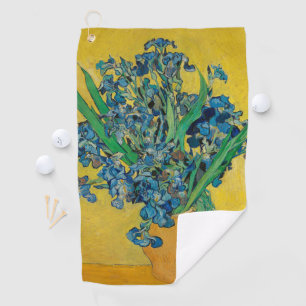 Serviette De Golf Vase Van Gogh avec Iris Classic Impressionnisme