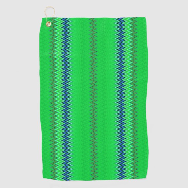 Serviette De Golf Vert (Devant)