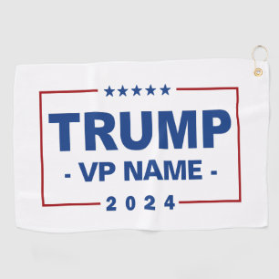 Serviette De Golf Vice-président Trump 2024 sur mesure