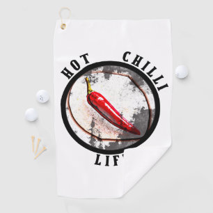 Serviette De Golf Vie de piment chaud
