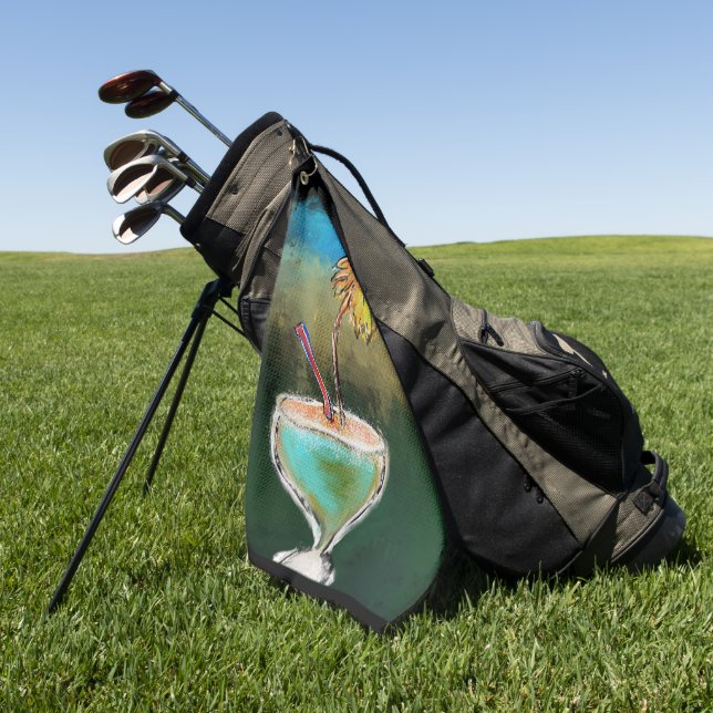 Serviette De Golf Ville de fête (Vert)