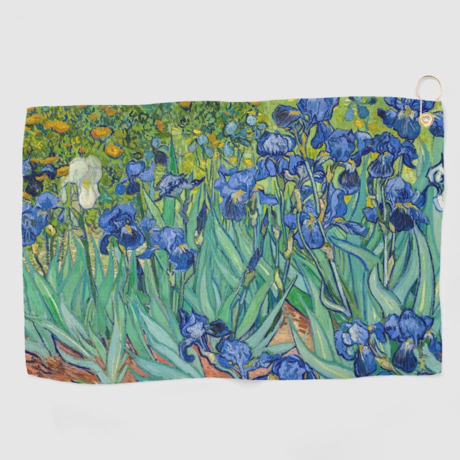 Serviette De Golf Vincent Van Gogh - Irises (Horizontal)