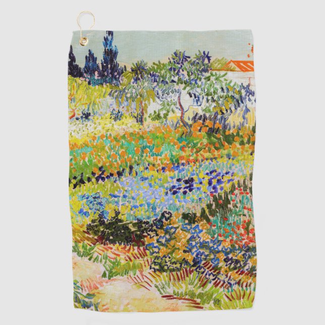 Serviette De Golf Vincent van Gogh - Jardin à Arles (Devant)