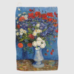 Serviette De Golf Vincent van Gogh - Vase avec Cornflowers & Poppies