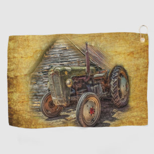 Serviette De Golf Vintage Farm