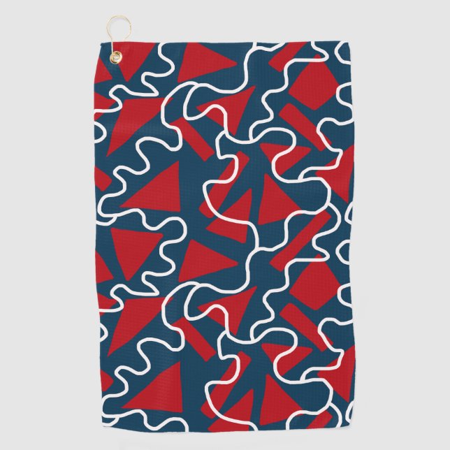 Serviette De Golf Vintage tenue sportive (Devant)