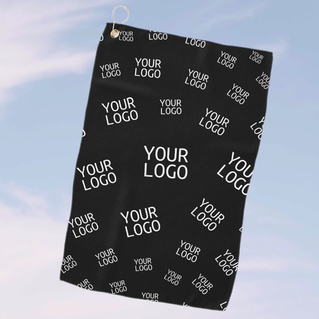 Serviette De Golf Votre logo de conception, de photo ou d'entreprise (Créateur téléchargé)
