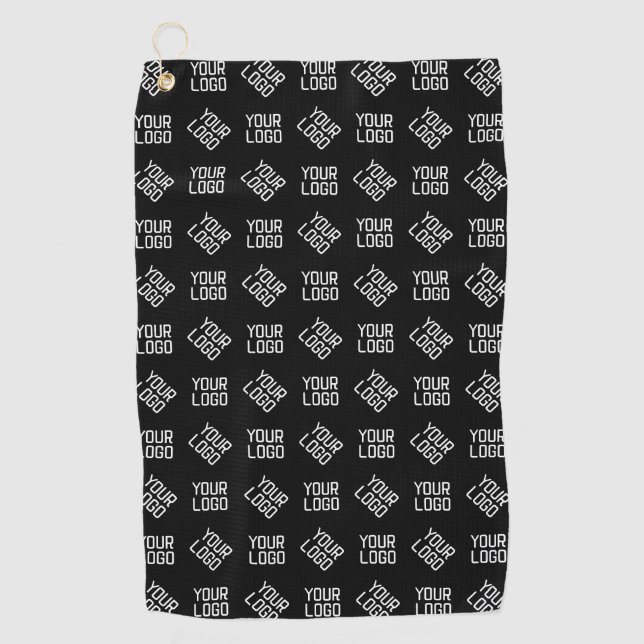 Serviette De Golf Votre logo | Logo ou conception unique (Devant)