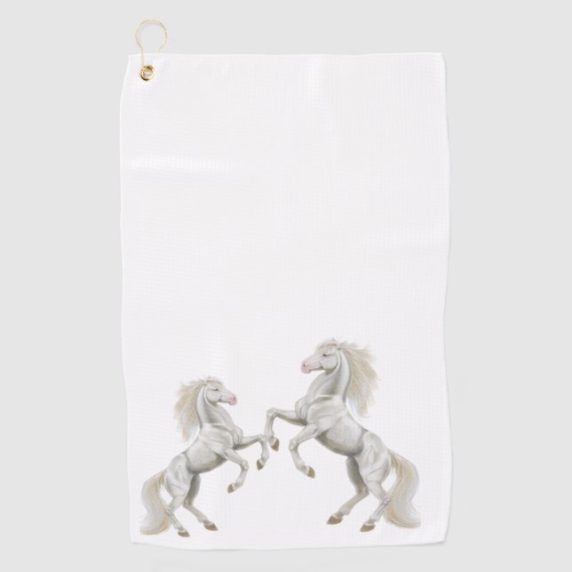 Serviette de golf White Horse (Devant)