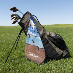 Serviette De Golf Wild Birds Canards Golf Serviette