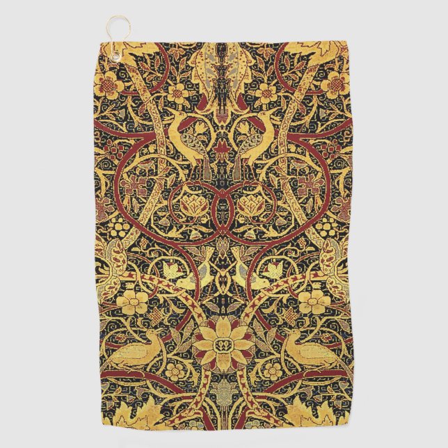 Serviette De Golf William Morris Bullerswood Tapisserie Faux (Devant)