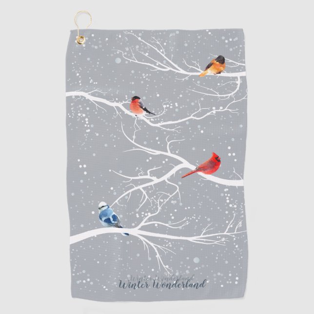 Serviette De Golf Winter Wonderland (Devant)