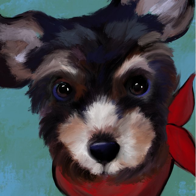 Serviette De Golf Yorkie Poo (Créateur téléchargé)