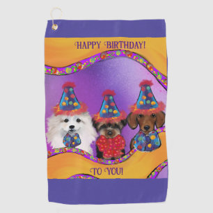 Serviette De Golf Yorkie Poo