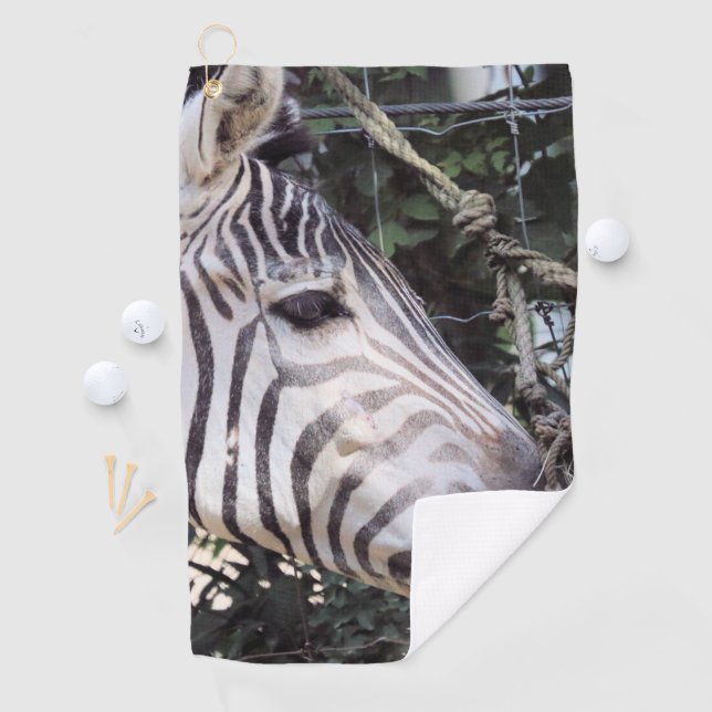 Serviette De Golf Zèbre (En situation)