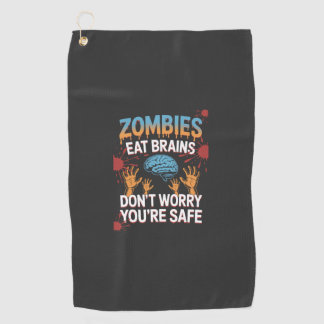 Serviette De Golf Zombie d'Halloween