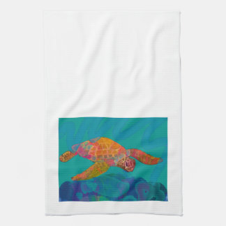 Serviette de la tortue de mer