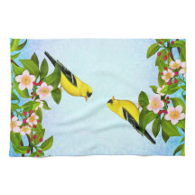 Serviette de main américaine d'oiseau de