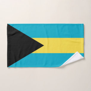 Serviette de main avec le drapeau des Bahamas