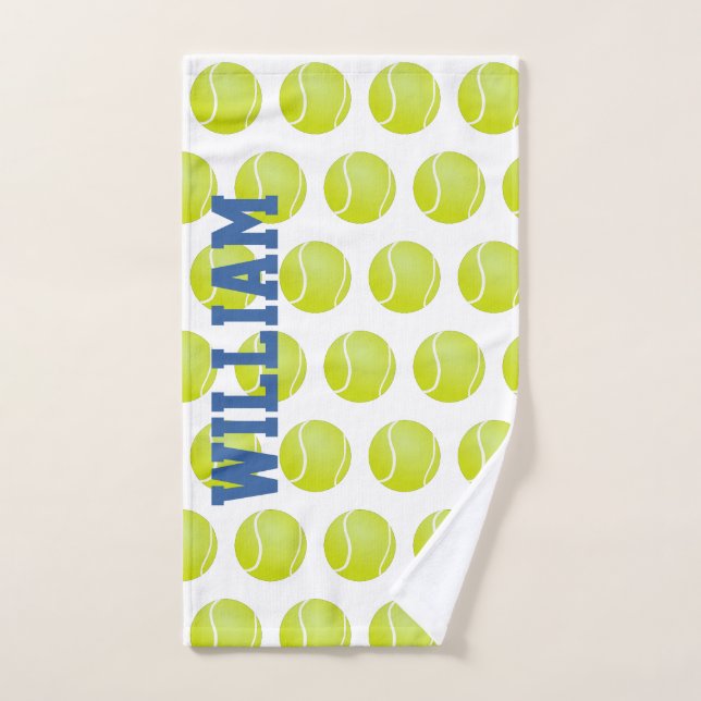 Serviette de main de sports de balles de tennis (Serviette à main)