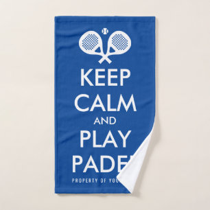 Serviette de main pour joueur de padel tennis pour