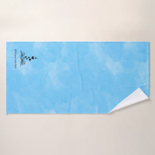 Serviette de maison littéraire personnalisée
