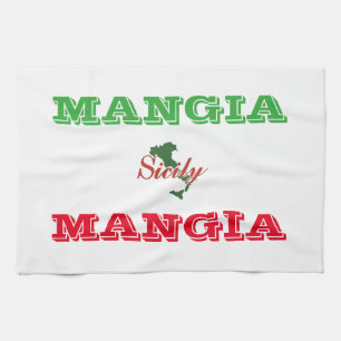 Serviette de "Mangia" de cuisine