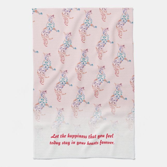 Serviette de mariage (Vertical)