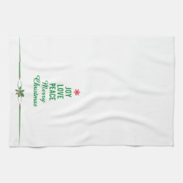 Serviette de Noël avec l'arbre de Noël
