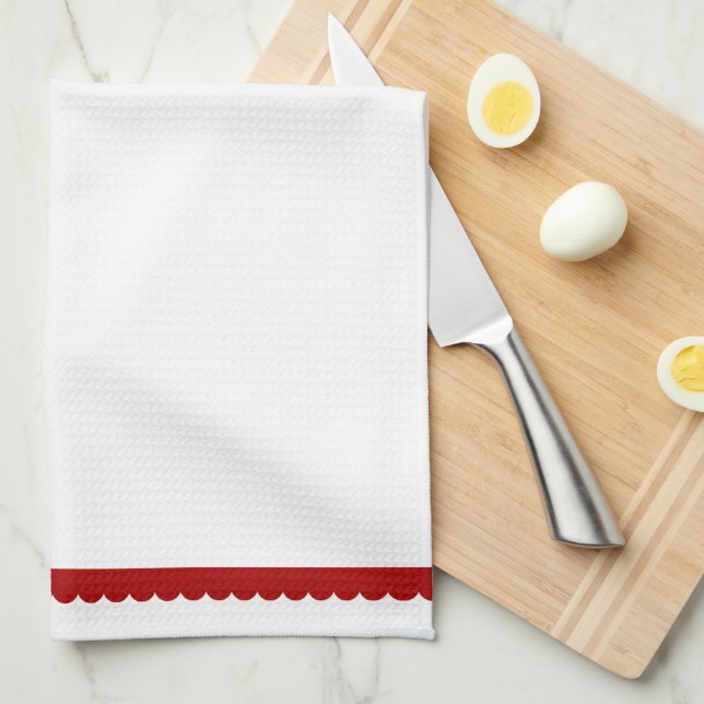 Serviette de Noël de pot de maçon de pays (Quart Plié)