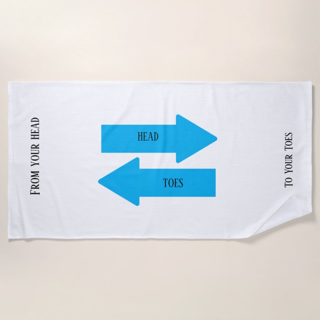 Serviette de plage (Devant)