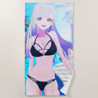 SERVIETTE DE PLAGE 音無むおん ビーチタオル ビキニスタイル2020夏