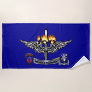 Serviette De Plage 160ème Aviation des Opérations Spéciales NIGHT STA