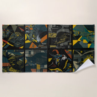 Serviette De Plage 24 cats in one