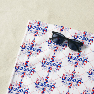 Serviette De Plage 250e anniversaire de l'Amérique