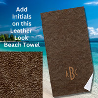 3 Lettre Monogramme Beige Brown initial look
