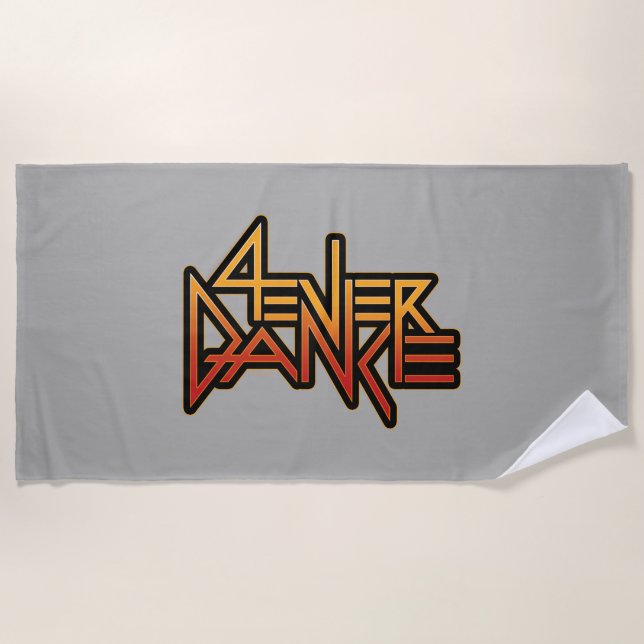 Serviette De Plage 4ever Dance Beach Towne (Devant)