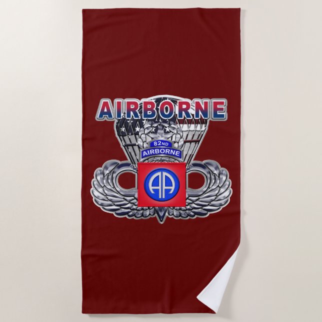 Serviette De Plage 82e division aéroportée (Devant)
