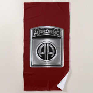 Serviette De Plage 82e division aéroportée