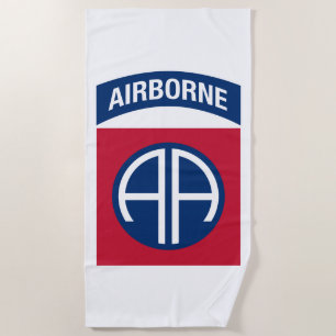 Serviette De Plage 82e division aéroportée Insignia