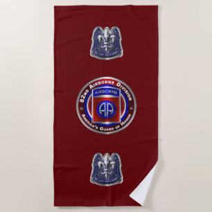Serviette De Plage 82ème division aéroportée