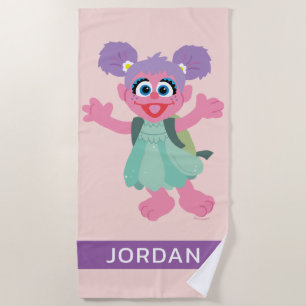 Serviette De Plage Abby Cadabby Woodland Ajouter Votre Nom