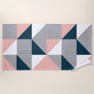 Serviette De Plage Abstract ful geometry