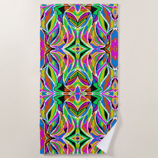 Serviette De Plage Abstrato Rústico