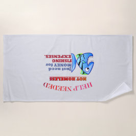 SERVIETTE DE PLAGE AIDE NÉCESSAIRE.